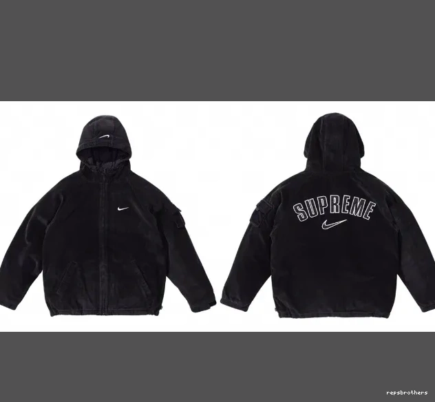 Black XL Jacket Corduroy L S Corduroy Hooded Arc Jacket Cotton M 0727